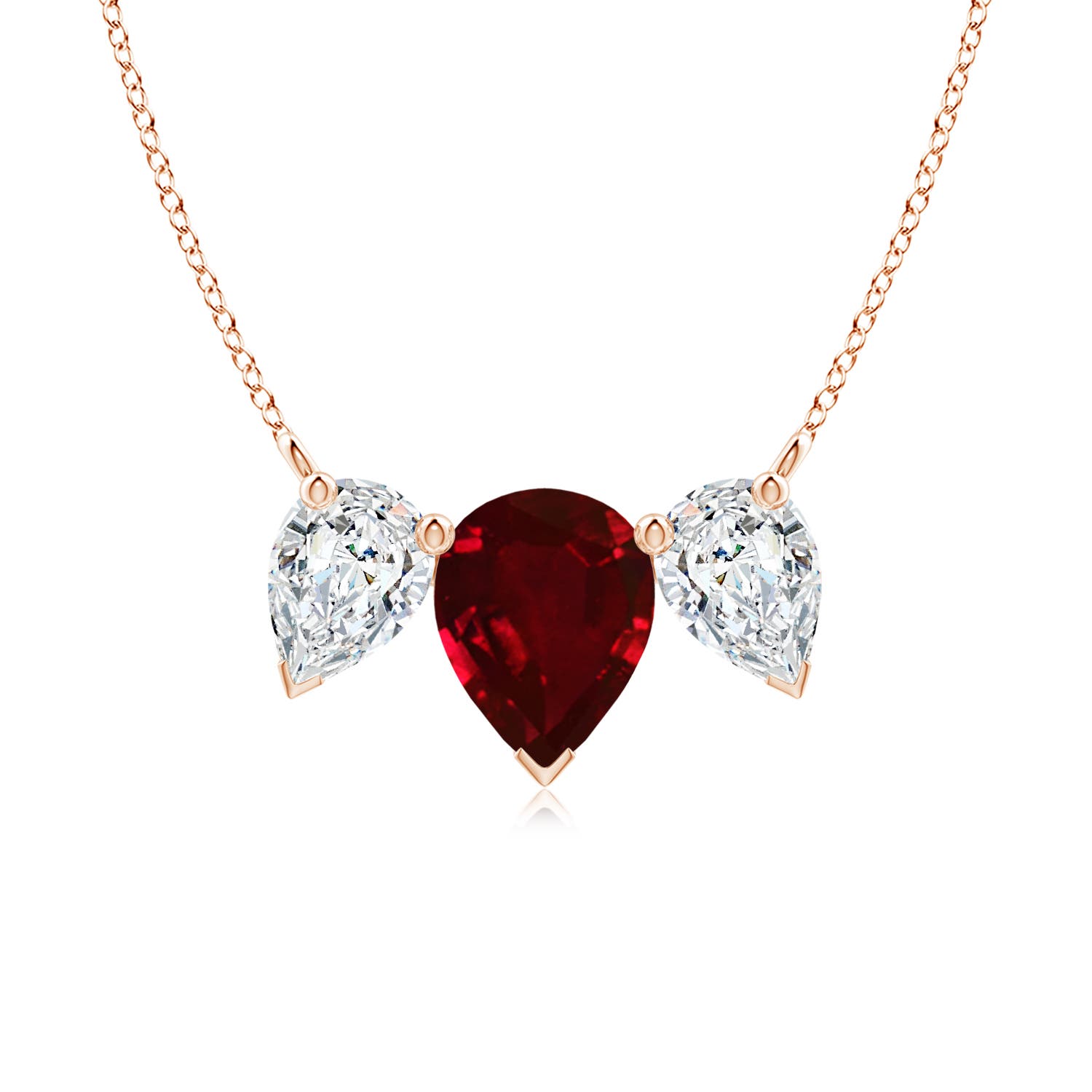 AAAA - Ruby / 3.32 CT / 18 KT Rose Gold