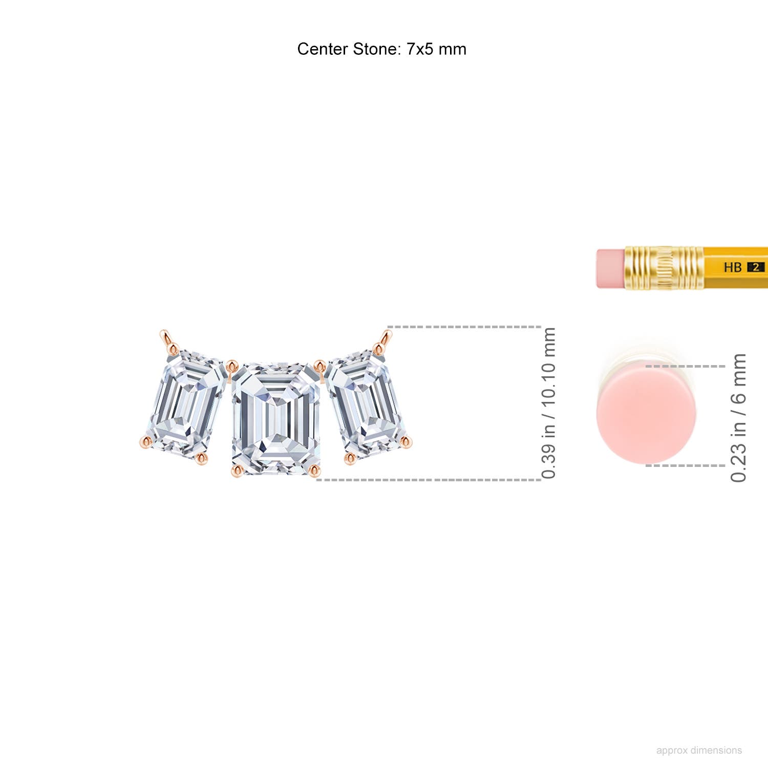 G, VS2 / 2.57 CT / 18 KT Rose Gold