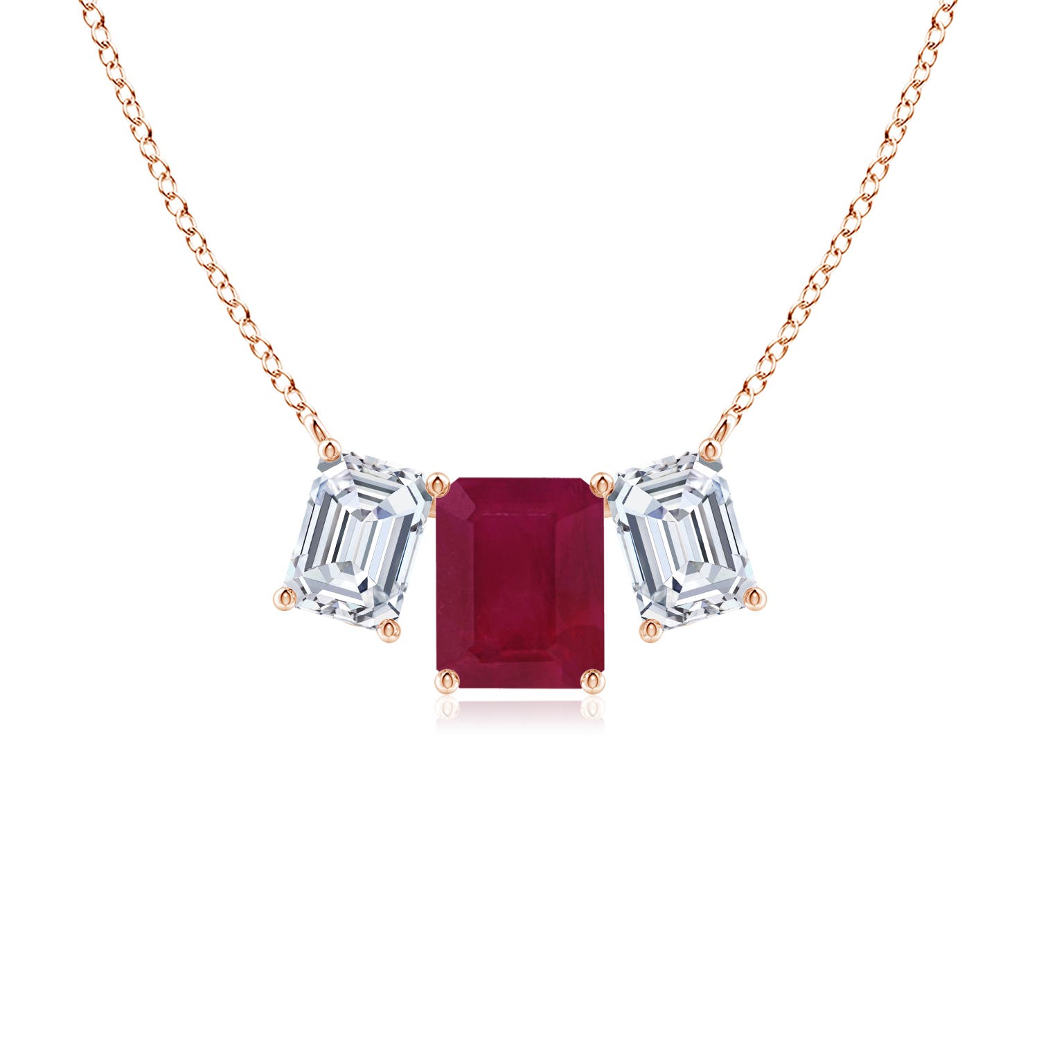 A - Ruby / 7.8 CT / 18 KT Rose Gold