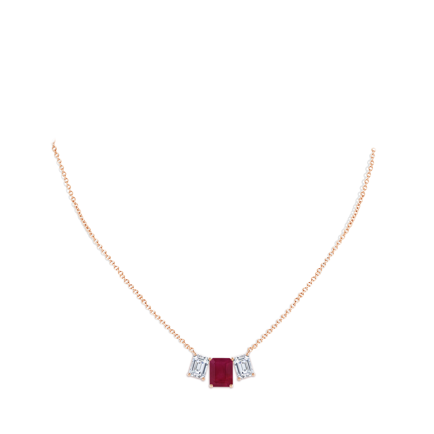 A - Ruby / 7.8 CT / 18 KT Rose Gold