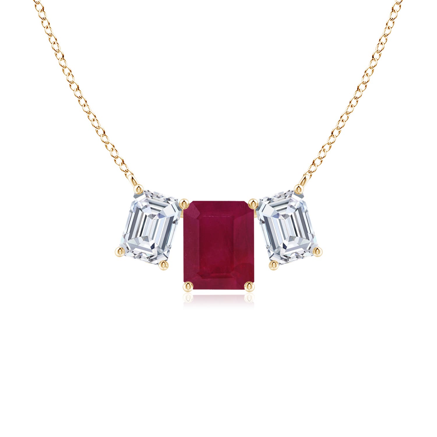 A - Ruby / 7.8 CT / 18 KT Yellow Gold