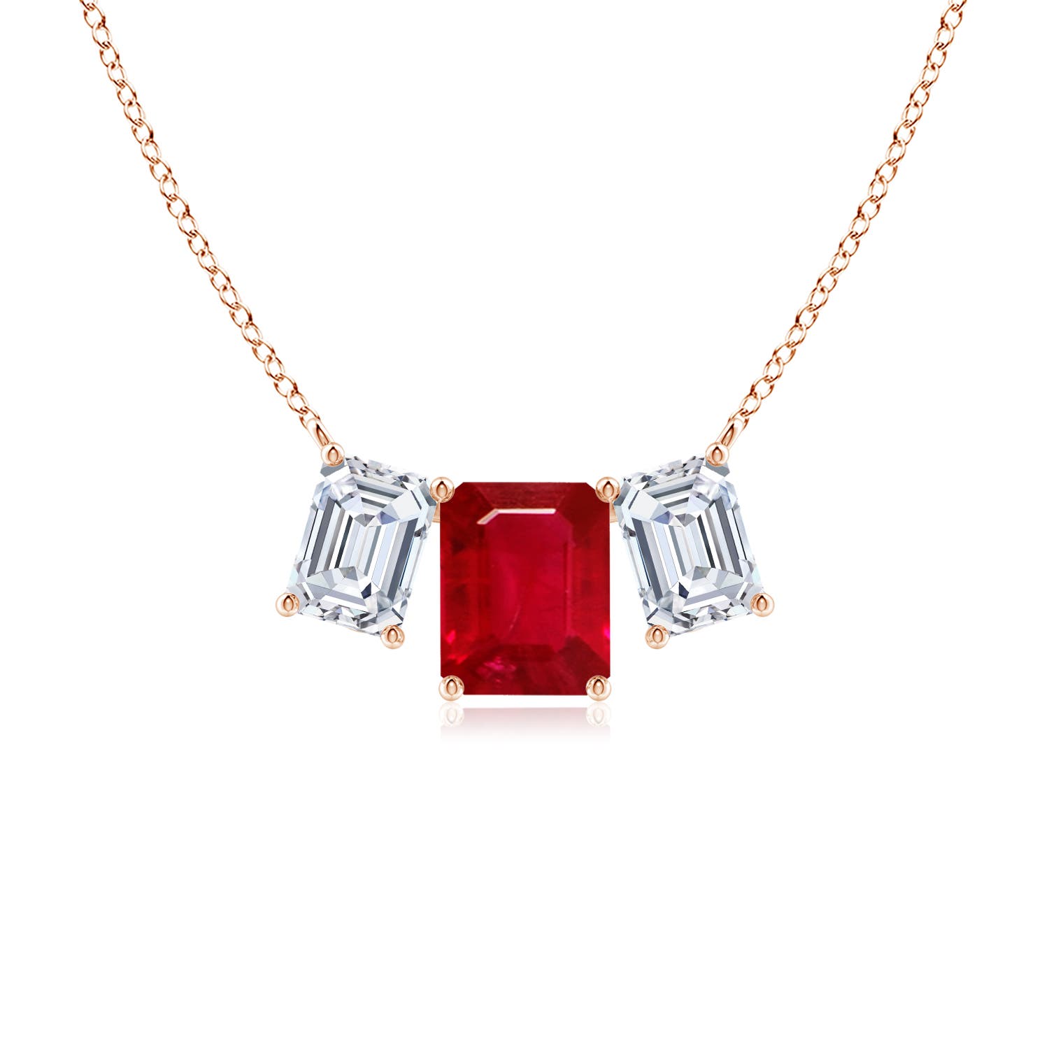 AAA - Ruby / 7.8 CT / 18 KT Rose Gold