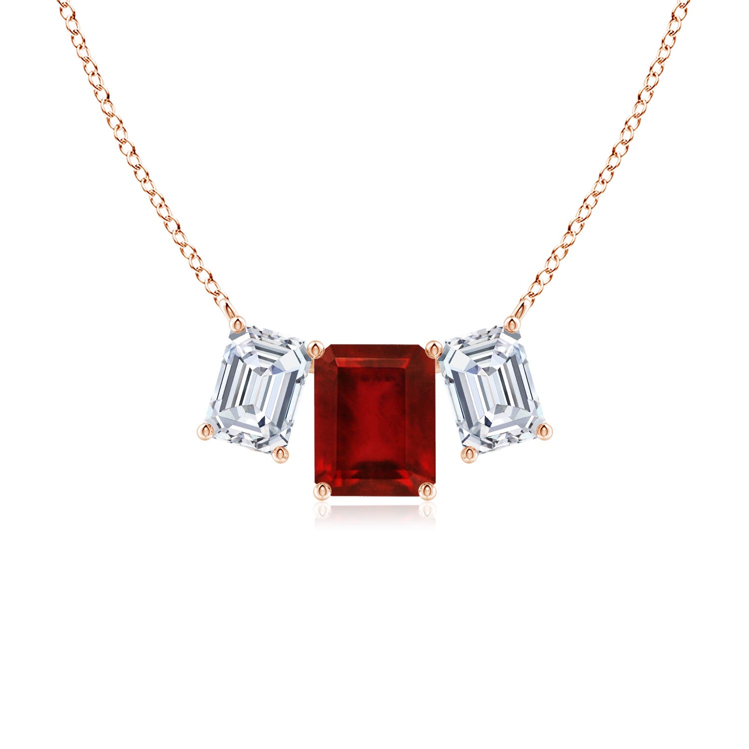 AAAA - Ruby / 7.8 CT / 18 KT Rose Gold