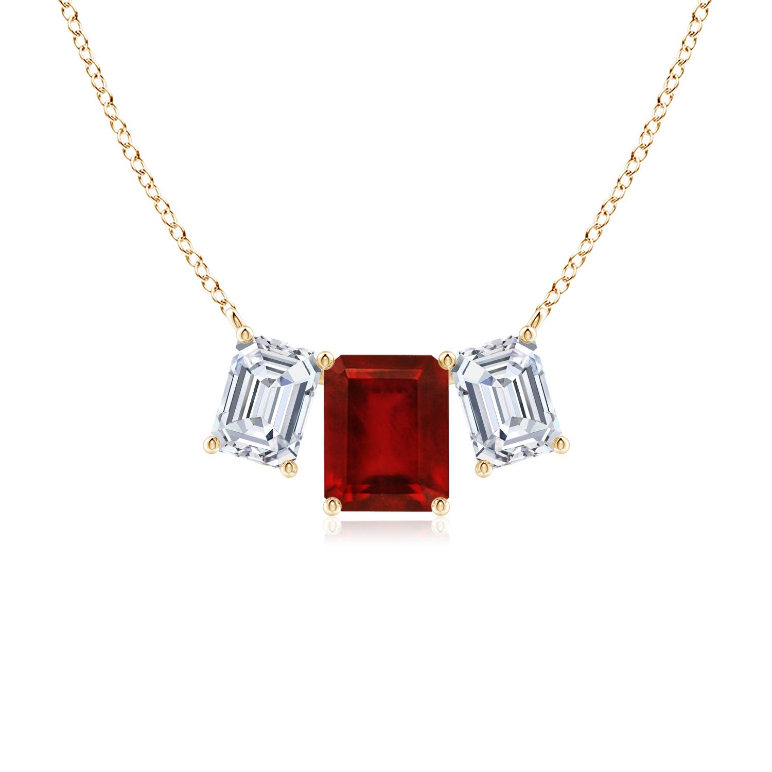 AAAA - Ruby / 7.8 CT / 18 KT Yellow Gold