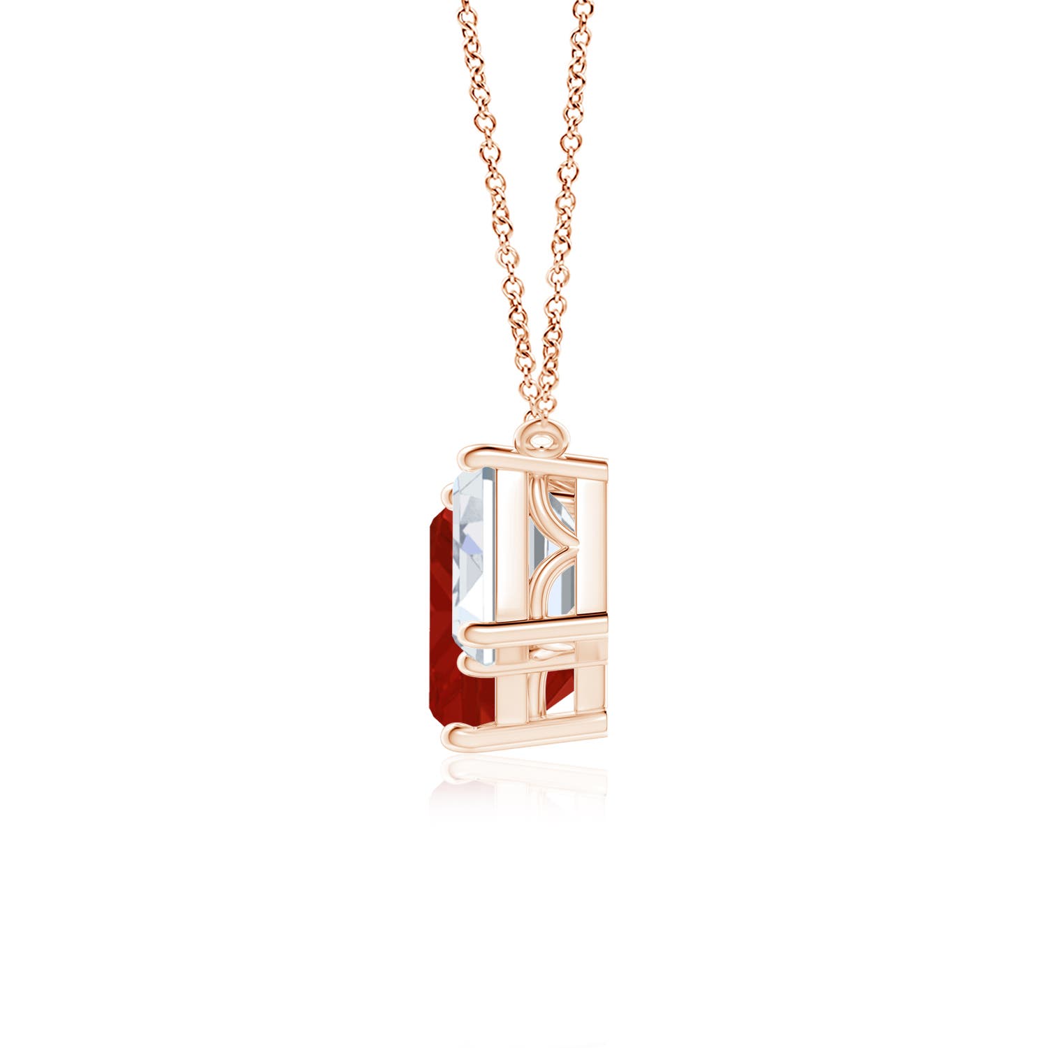 AA - Ruby / 12.03 CT / 18 KT Rose Gold