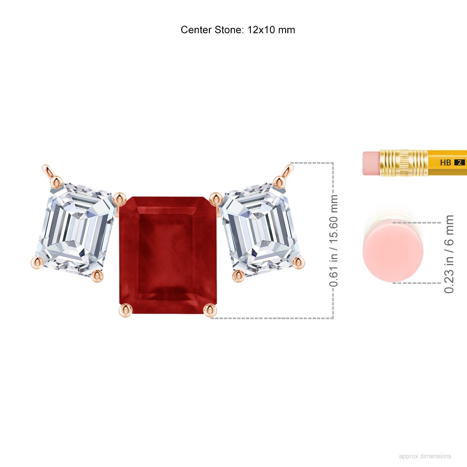 AA - Ruby / 12.03 CT / 18 KT Rose Gold