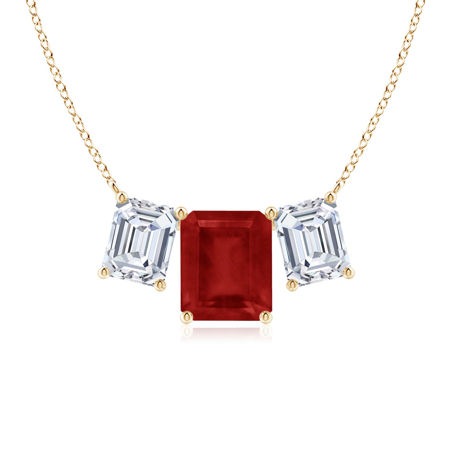 AA - Ruby / 12.03 CT / 18 KT Yellow Gold