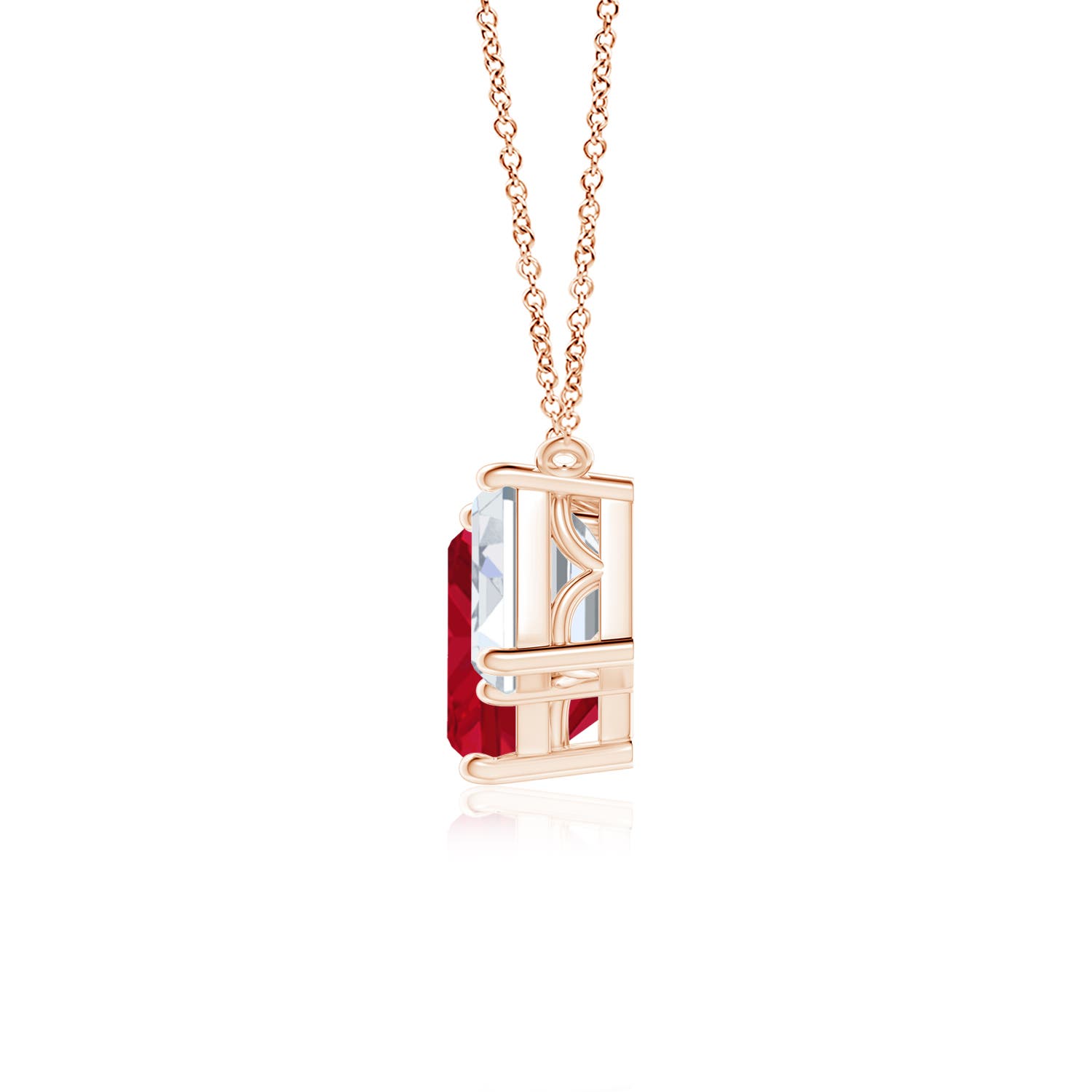 AAA - Ruby / 12.03 CT / 18 KT Rose Gold