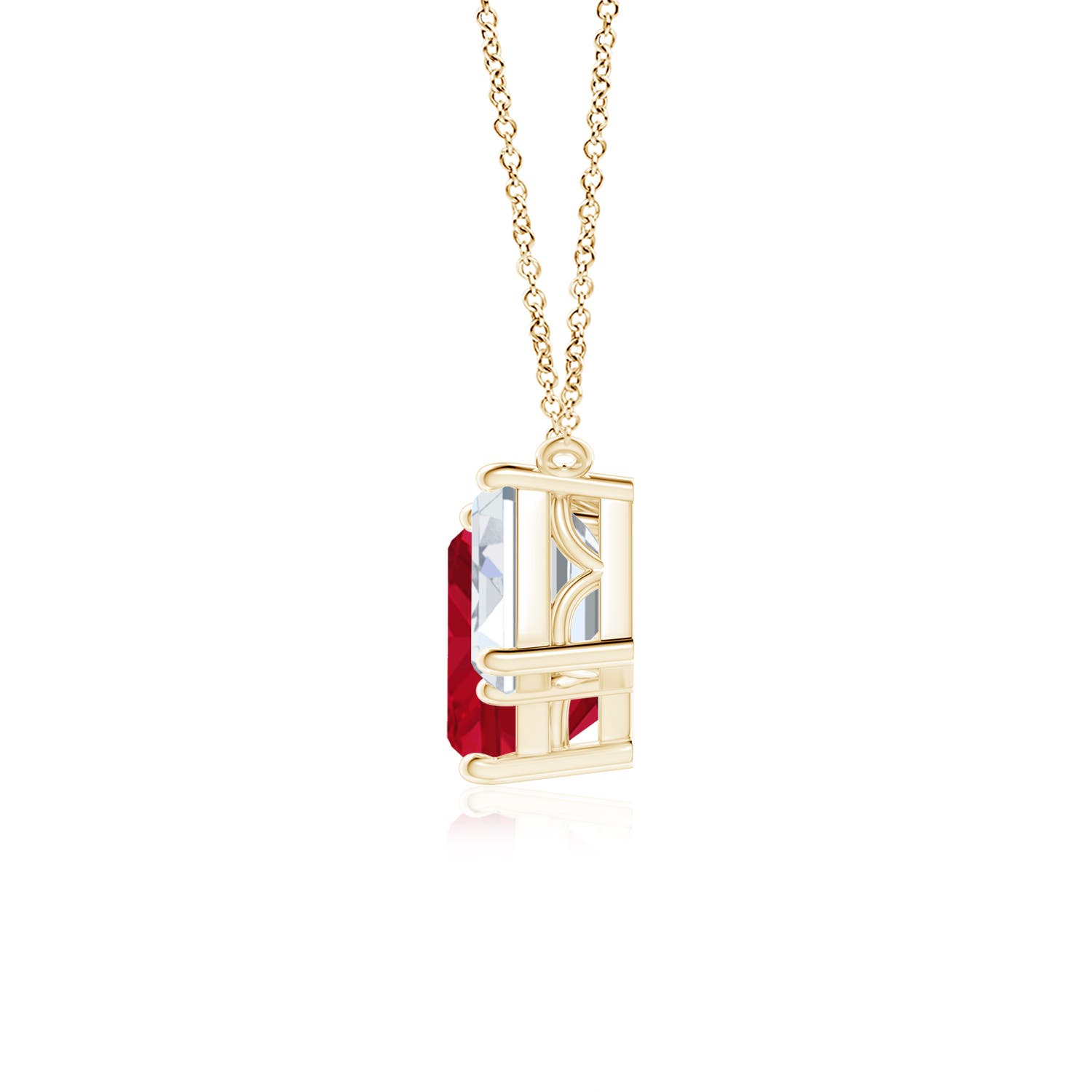 AAA - Ruby / 12.03 CT / 18 KT Yellow Gold