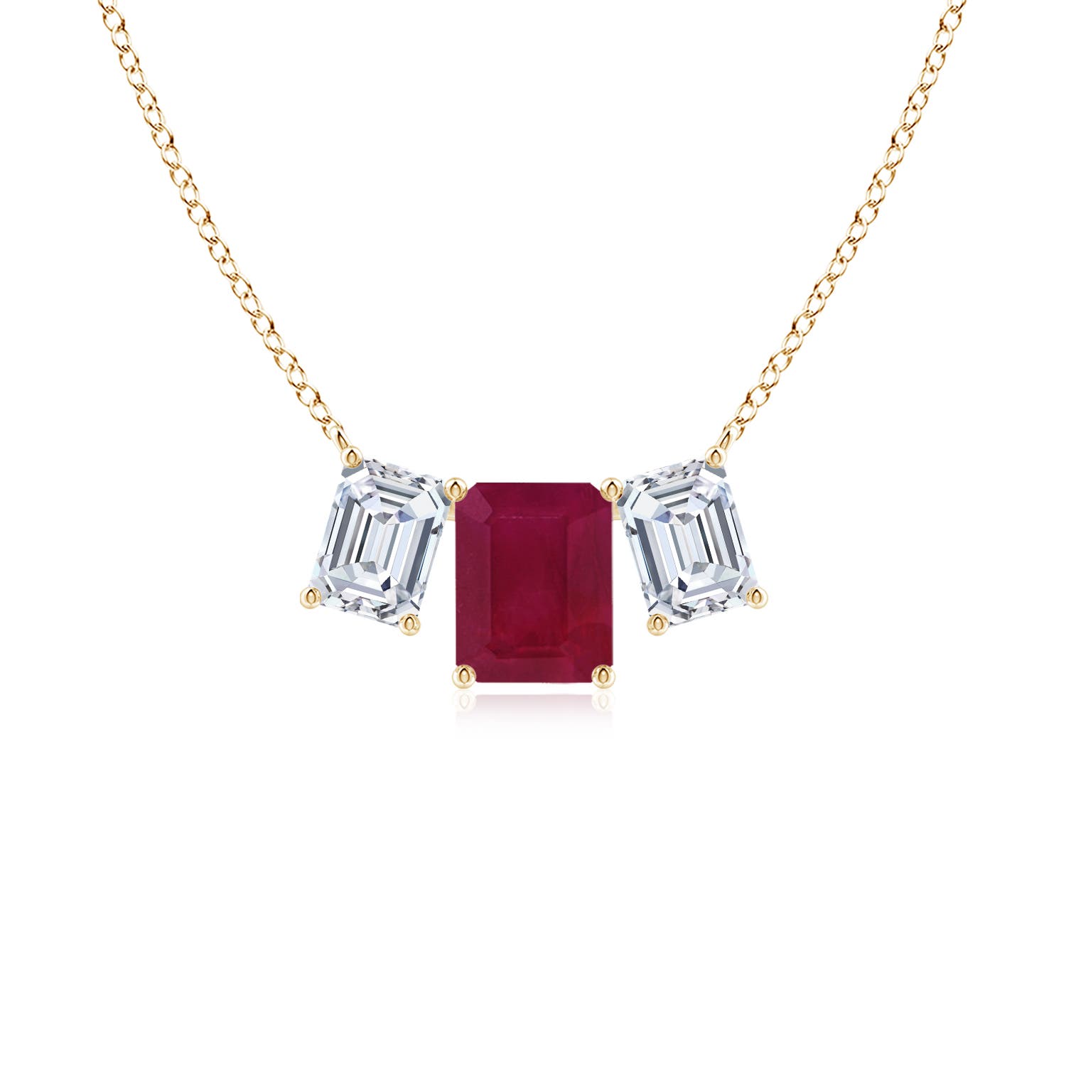 A - Ruby / 5.34 CT / 18 KT Yellow Gold