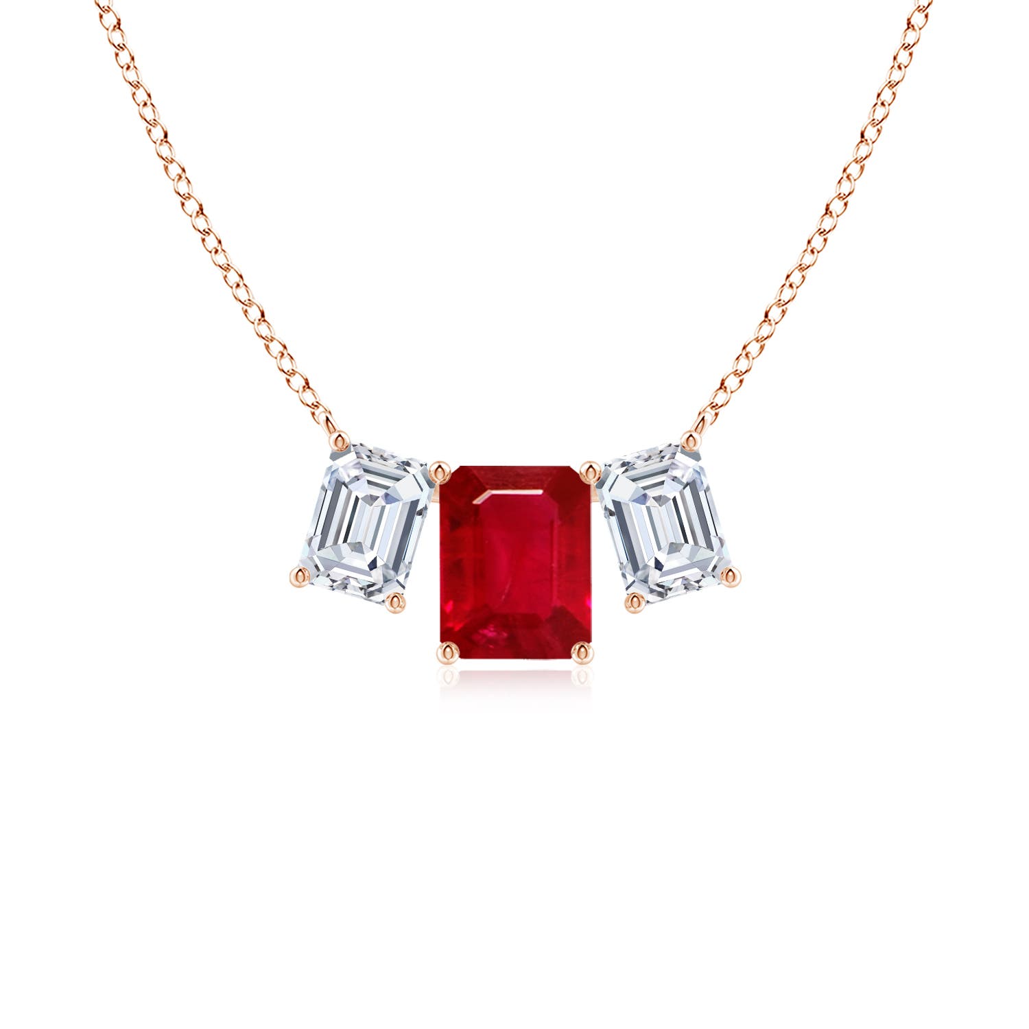 AAA - Ruby / 5.34 CT / 18 KT Rose Gold