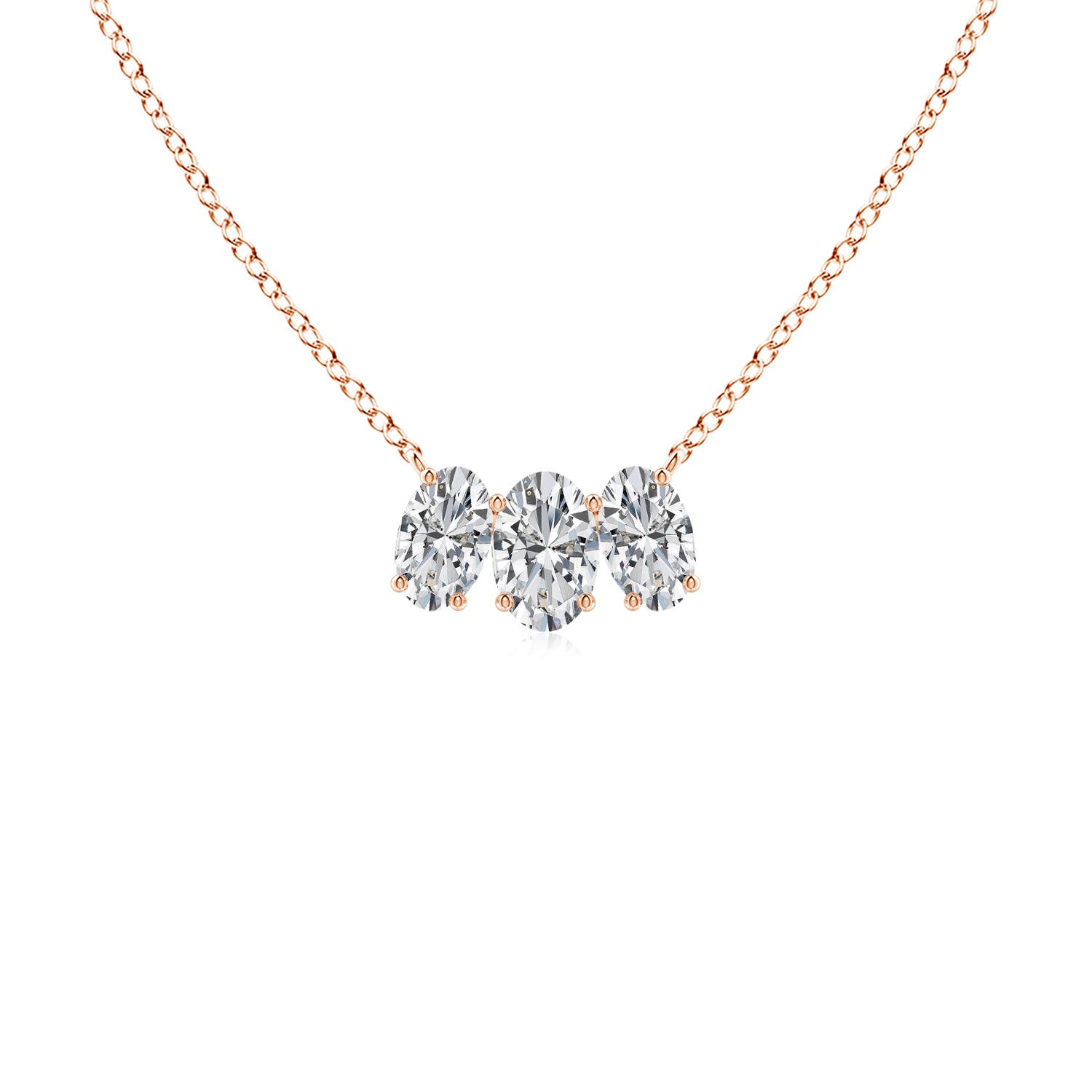 H, SI2 / 1.09 CT / 14 KT Rose Gold