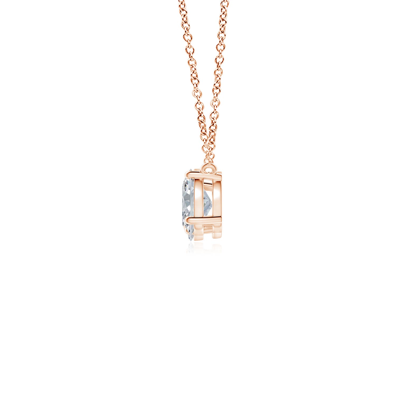 H, SI2 / 2.28 CT / 14 KT Rose Gold