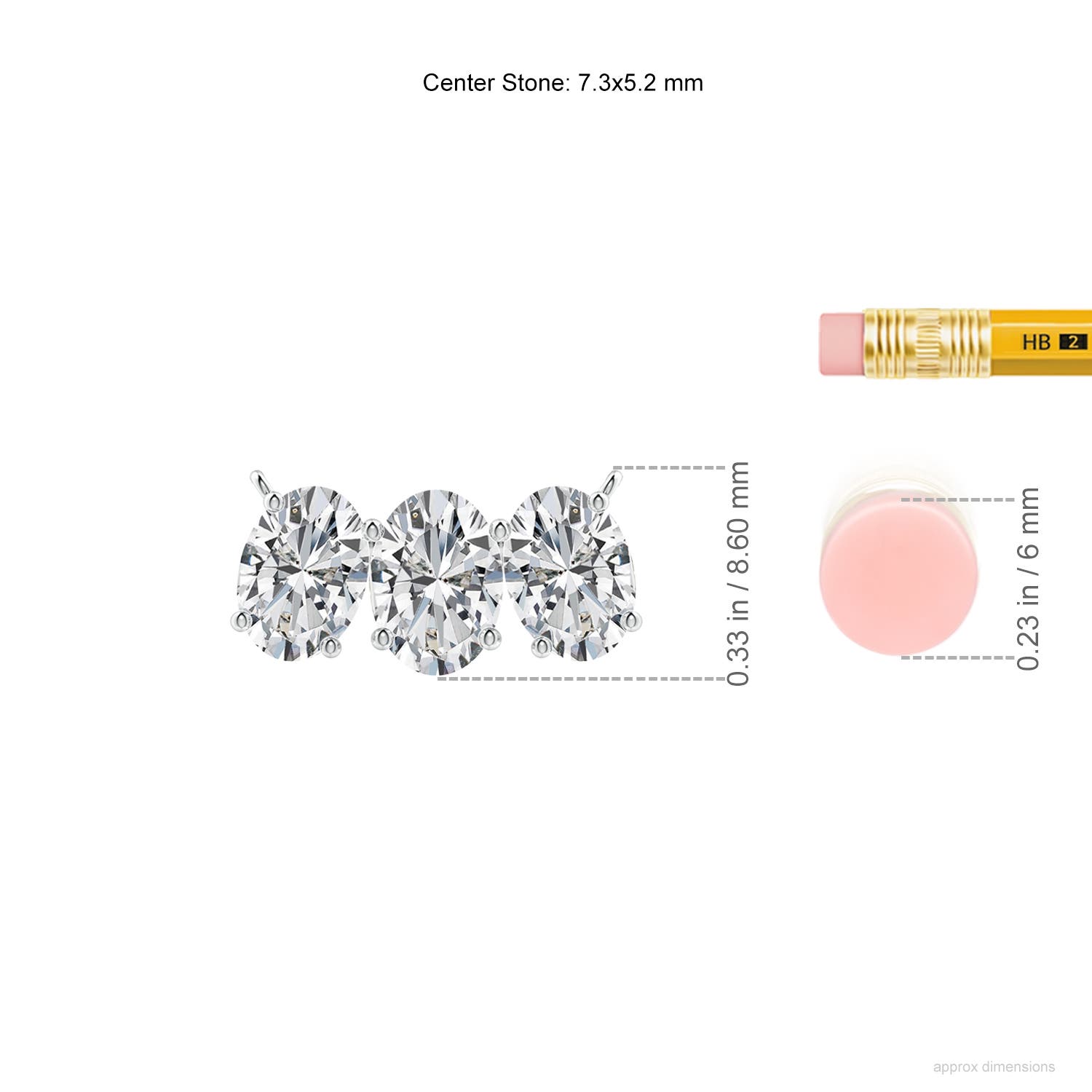 H, SI2 / 2.28 CT / 14 KT White Gold