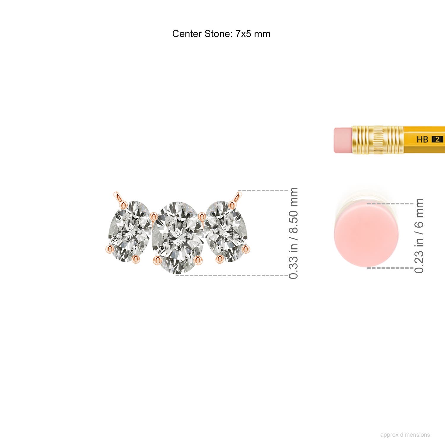 K, I3 / 1.62 CT / 14 KT Rose Gold