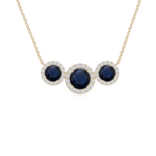 Round A Blue Sapphire