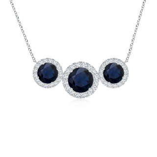Round A Blue Sapphire
