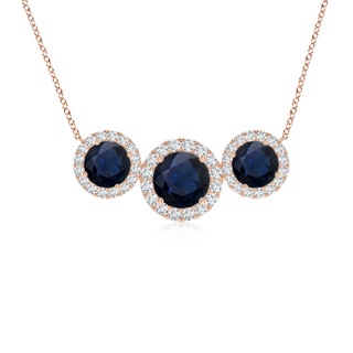 Round A Blue Sapphire