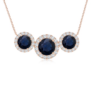 Round A Blue Sapphire