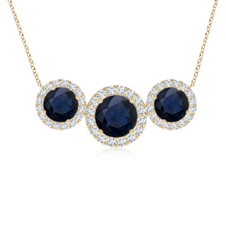 Round A Blue Sapphire