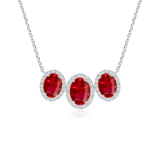 Oval AAA Ruby