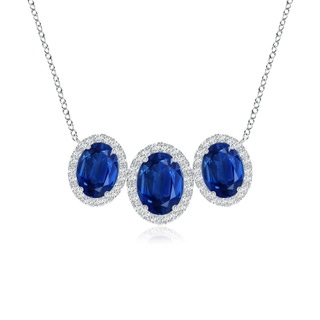 Oval AAA Blue Sapphire