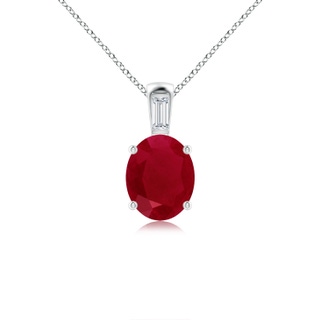 Oval AA Ruby