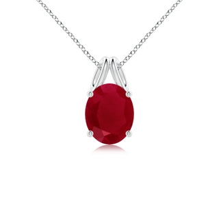 Oval AA Ruby