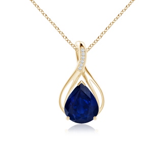 Pear AA Blue Sapphire