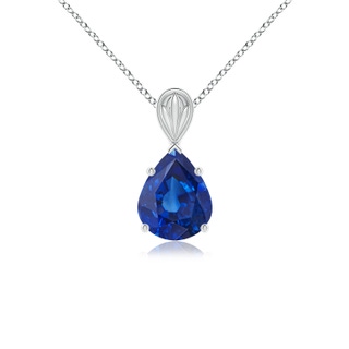 Pear AAA Blue Sapphire