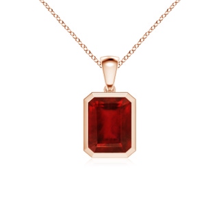 Emerald Cut AAAA Ruby