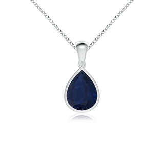 Pear A Blue Sapphire