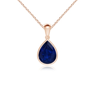Pear AA Blue Sapphire
