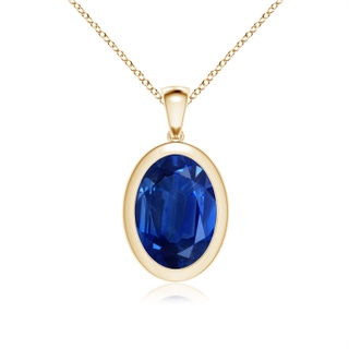 Oval AAA Blue Sapphire