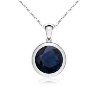 Round A Blue Sapphire