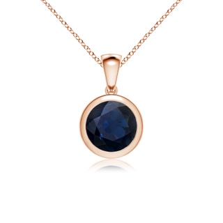 Round A Blue Sapphire