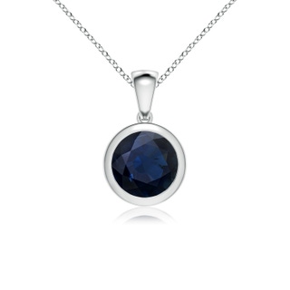 Round A Blue Sapphire