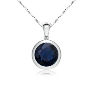 Round A Blue Sapphire