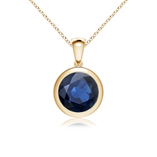 Round AA Blue Sapphire