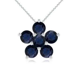 Round A Blue Sapphire