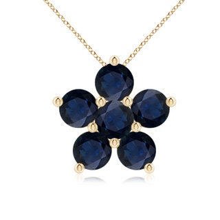 Round A Blue Sapphire
