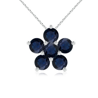 Round A Blue Sapphire