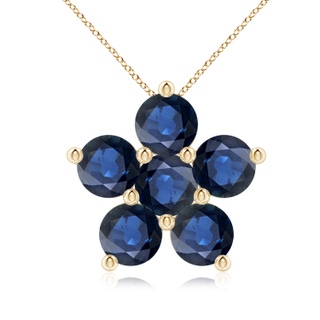 Round AA Blue Sapphire