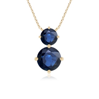 Round AA Blue Sapphire