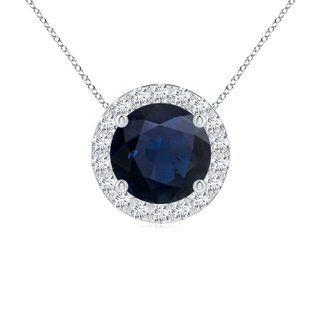 Round A Blue Sapphire