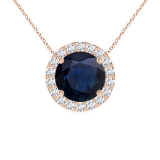Round A Blue Sapphire