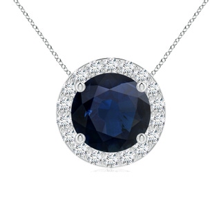 Round A Blue Sapphire