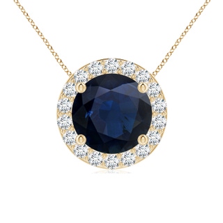 Round A Blue Sapphire