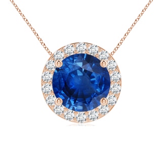 Round AAA Blue Sapphire