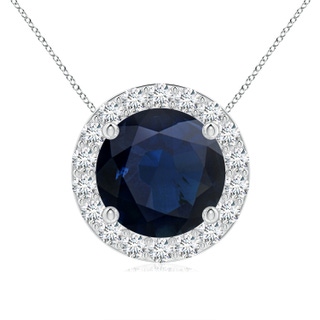 Round A Blue Sapphire